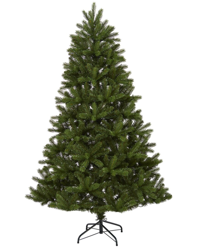 Nearly Natural 6ft. New Haven Spruce Natural Look Artificial Christmas Tree With 350 Led Lights In Green