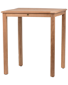 AMAZONIA AMAZONIA TEAK OUTDOOR PATIO SQUARE BAR TABLE