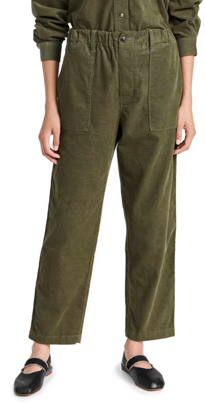 Xirena Weston Trousers In Green Olive