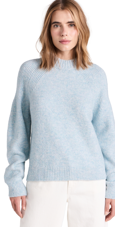 Closed Long-sleeve Chunky-knit Jumper In Blue_water