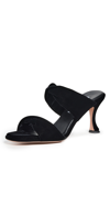 AQUAZZURA TWIST SANDALS 75 BLACK