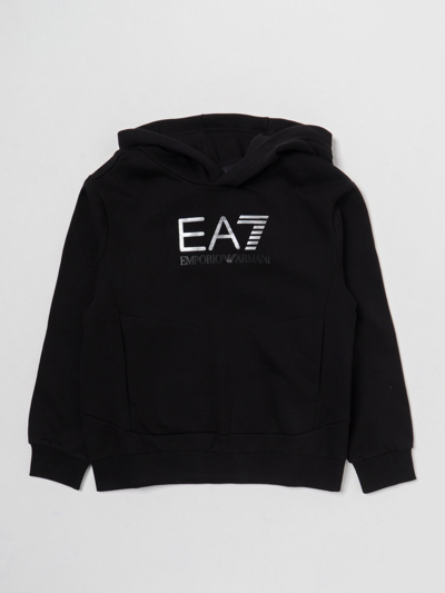 Ea7 Kids' Pullover  Kinder Farbe Schwarz In Black