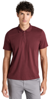 Atm Anthony Thomas Melillo Classic Jersey Polo In Wine