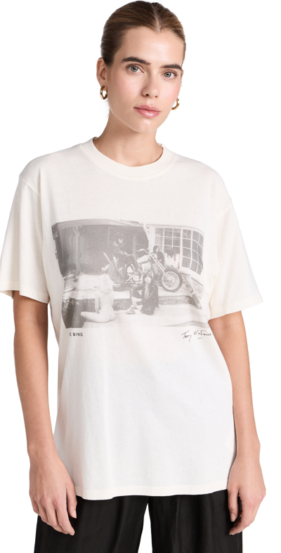 Anine Bing Lili Tee Ab X To X Rolling Stones In White