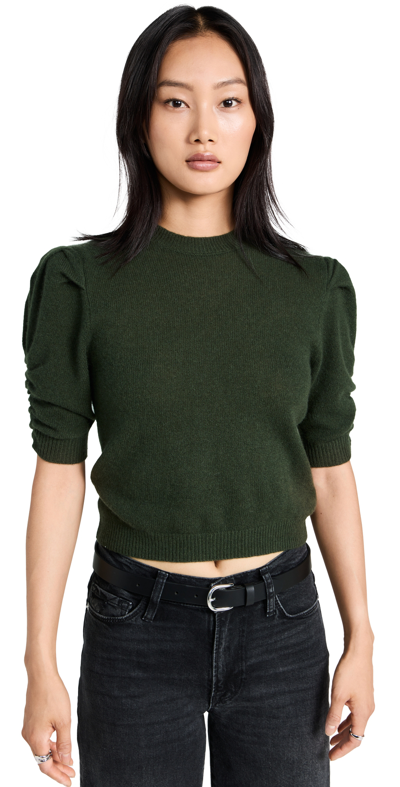 Frame Ruched Cashmere Sweater In Surplus