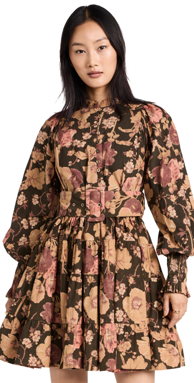 Bytimo Baby Cord Belt Dress In Green Garden | ModeSens