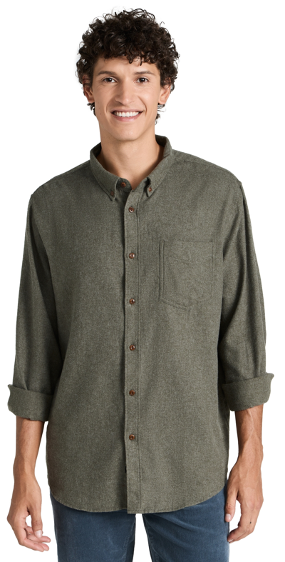 Rails Runson Button Down Shirt In Green