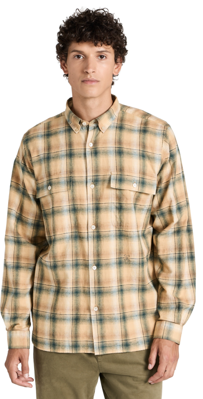 Closed Lumberjack Shirt In Fern Green