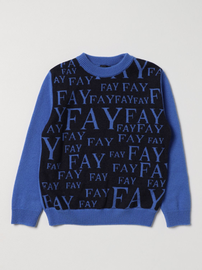 Fay Junior Kids' Pullover  Kinder Farbe Blau In Blue