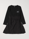 DKNY 连衣裙 DKNY 儿童 颜色 黑色,E61860002