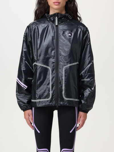 Adidas By Stella Mccartney Truepace Running Jacket Woman Jacket Black Siz In Multicolor