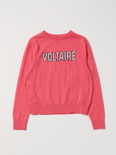 Zadig & Voltaire Sweater  Kids Color Pink
