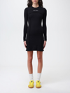 Shop Palm Angels Dress  Woman Color Black