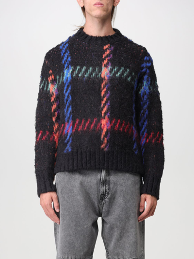 Sacai Checked Jacquard-knit Sweater In Multi