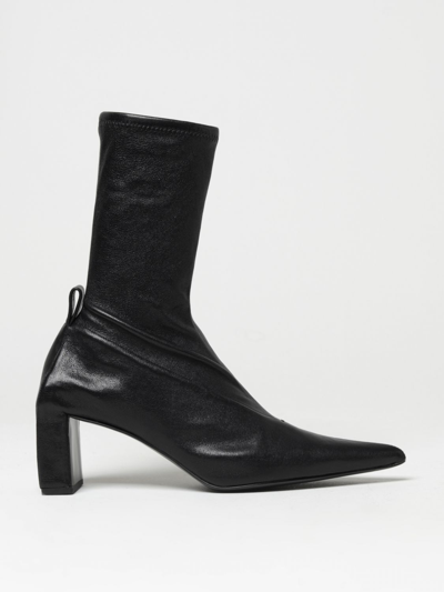 Jil Sander Flache Stiefeletten  Damen Farbe Schwarz In Black