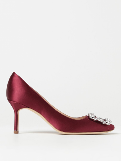 Manolo Blahnik Court Shoes  Woman In Red