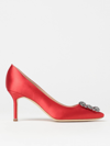 Manolo Blahnik Court Shoes  Woman In Red