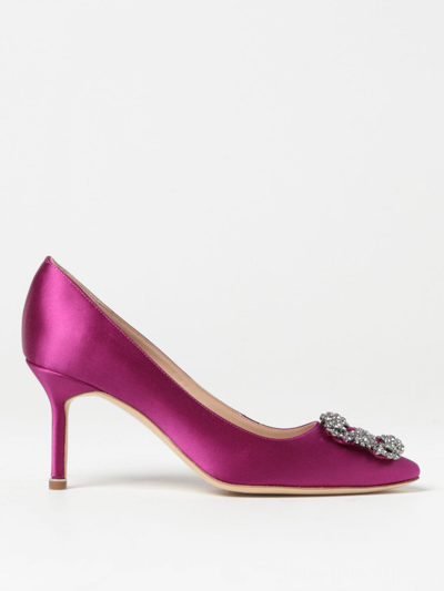 Manolo Blahnik Court Shoes  Woman In Pink