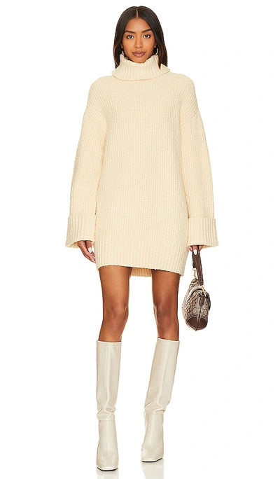 Lovers & Friends Braewyn Sweater Dress In Cream