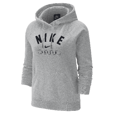 Nike Women's Soccer Pullover Hoodie In Grey