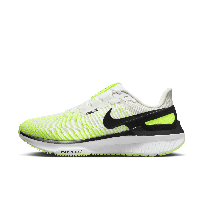 Nike Men's Structure 25 Road Running Shoes In White
