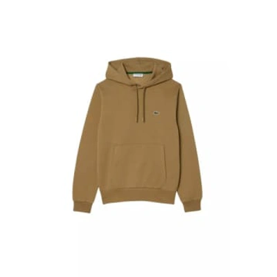 Lacoste Men's Fleece Zip-up Hoodie - 3xl - 8 In Brown