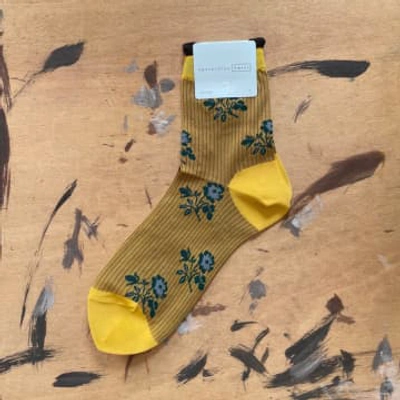 Hansel From Basel Mustard Astrid Crew Socks