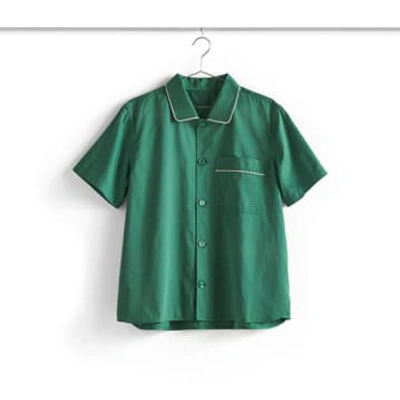 Hay Emerald Green Pyjama Shirt With Short Handle Outline