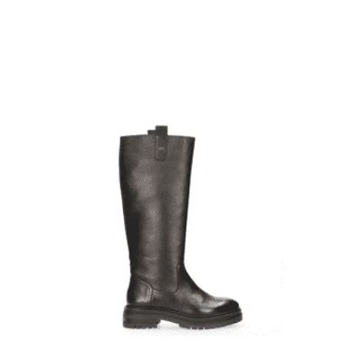 Maruti Black Briana Leather Boots