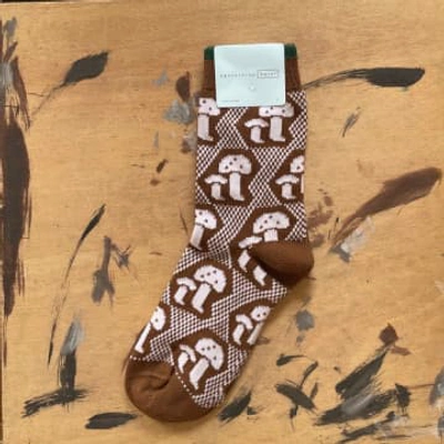 Hansel From Basel Gingerbread Button Crew Socks