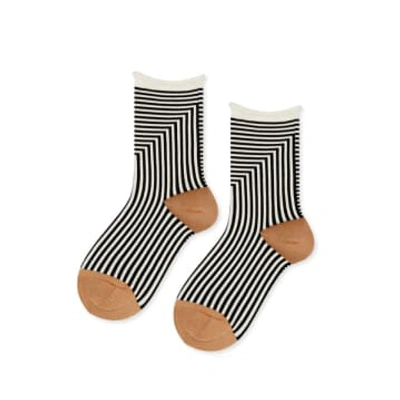 Hansel From Basel Black Corbusier Crew Socks