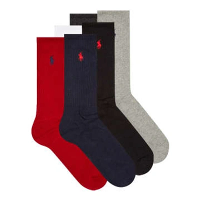 Polo Ralph Lauren 6 Pack Socks In Multi