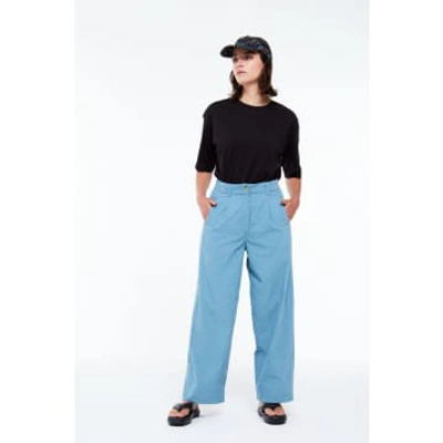 Ma Poesie Grey Blue Victor Madone Trousers