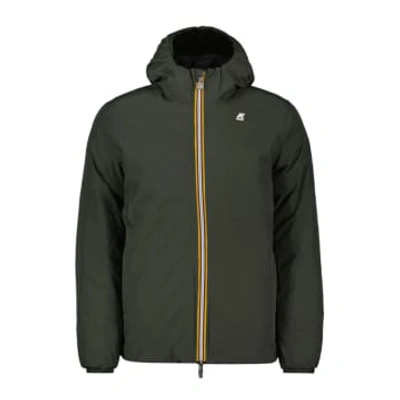 Kway Jack Eco Stretch Thermo Duble Men Green B/blue Depth Jacket