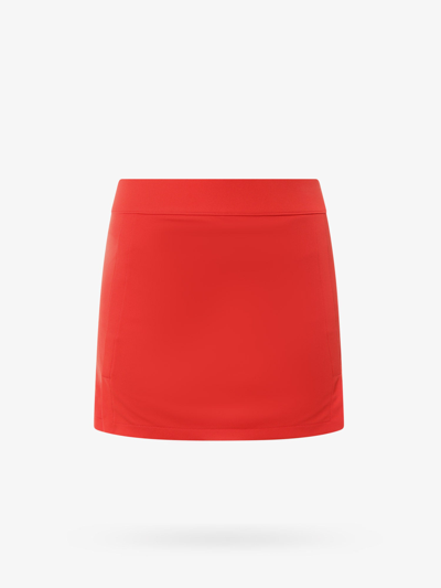 J. Lindeberg Amelie Skirt In Red