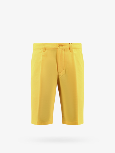 J. Lindeberg Bermuda Shorts In Yellow