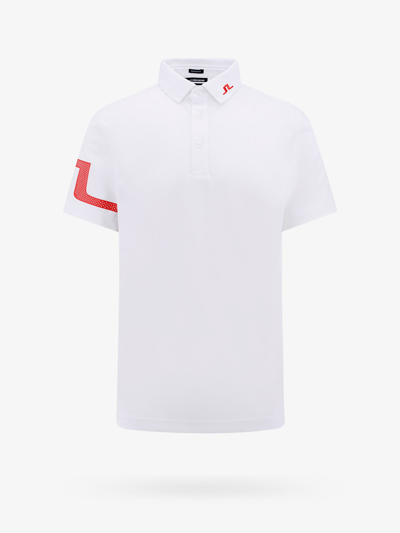 J. Lindeberg Heath Polo Shirt In White