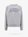 Autry Crew-neck Sweatshirt With Logo Embroidery In Grey