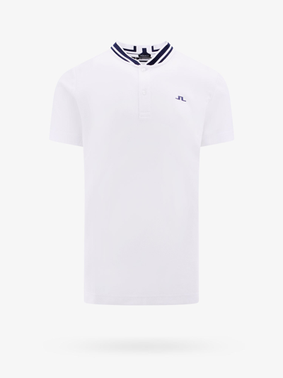 J. Lindeberg Tyson Polo Shirt In White