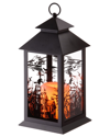 NATIONAL TREE COMPANY NATIONAL TREE COMPANY 12IN HALLOWEEN HAUNTED HOUSE LANTERN WITH CANDLE