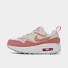 Nike Girls' Little Kids' Air Max 1 Easyon Casual Shoes (8c-13c) In White/red Stardust/guava Ice/pink Spell
