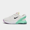Nike Babies'  Kids' Toddler Air Max 270 Go Stretch Lace Casual Shoes In Summit White/emerald Rise/cobalt Bliss/obsidian