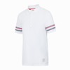 Thom Browne Rwb Stripe Cotton Polo Shirt In Multi-colored