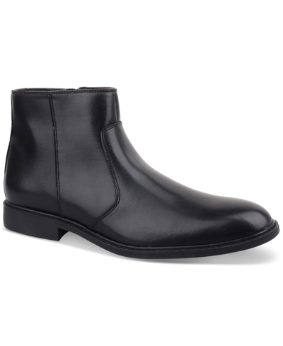 Alfani Men's Liam Side-zip Boots, Created For Macy's In Black