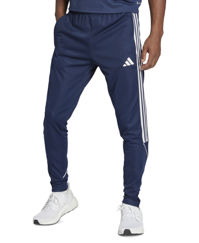 Adidas Originals Adidas Football Tiro 23 Sweatpants Navy And White In White/navy