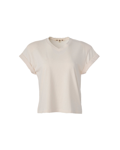 Amo La Vie Tee In Cream