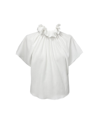 EDELINE LEE RUFF BLOUSE