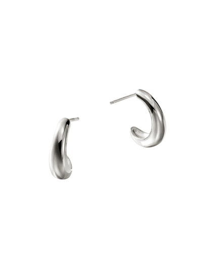 John Hardy Women's Surf Sterling Silver Small Hoop Earrings