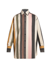 JW ANDERSON MEN'S STRIPED RELAXED-FIT SHIRT