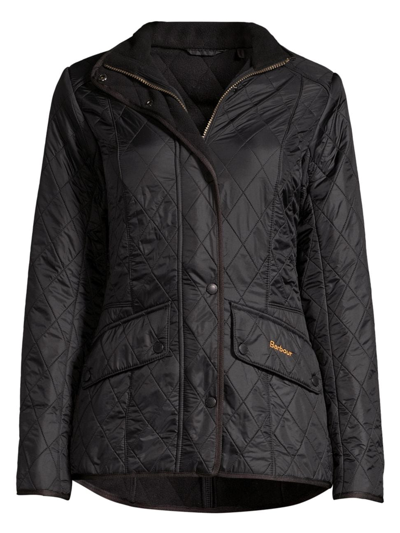 Barbour Women's Cavalry Polarquilt Jacket In Black